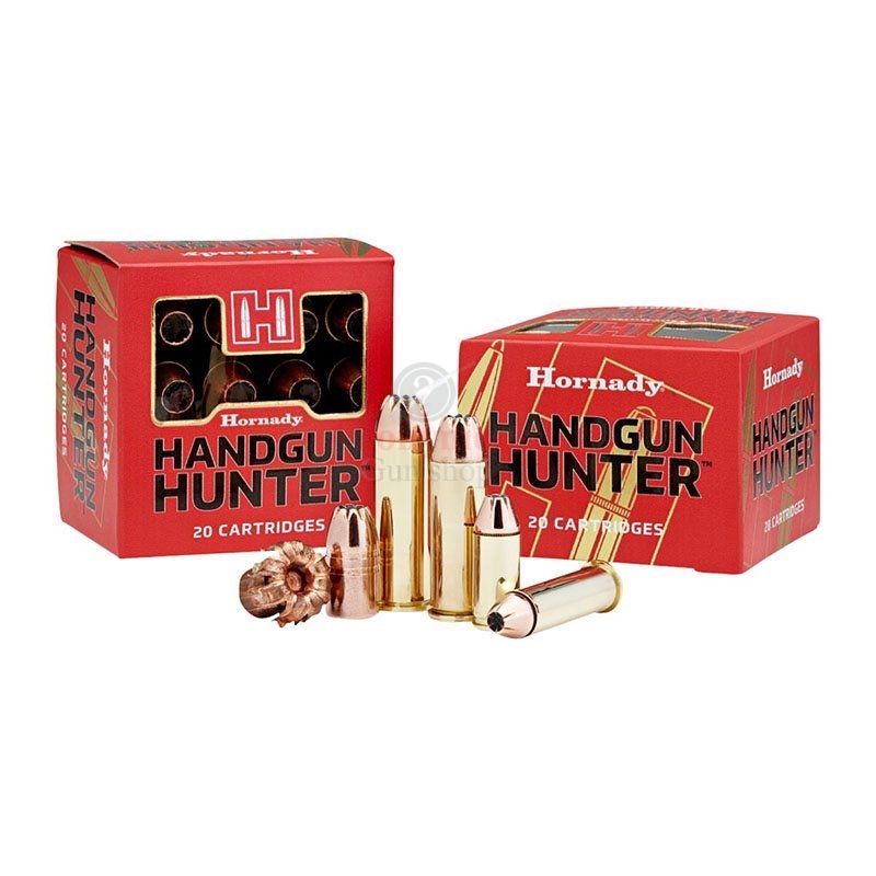 Hornady Handgun Hunter Ammunition 9mm Luger +P 115 Grain MonoFlex Lead-Free Box of 25